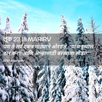 Picture 02 - लूक 23:18 MARIRV - पण ते सर्व एकत्र - Bible Verse Picture