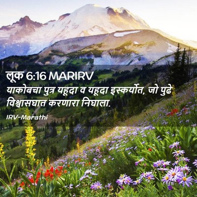 Picture 02 - लूक 6:16 MARIRV - याकोबचा पुत्र - Bible Verse Picture
