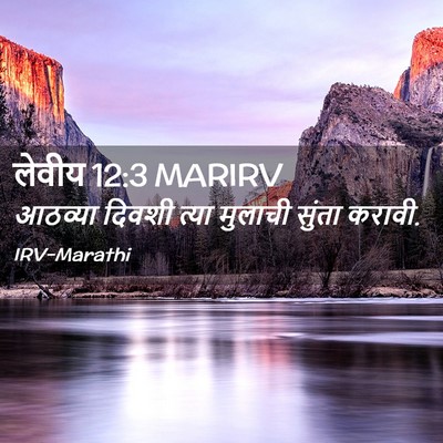 Picture 02 - लेवीय 12:3 MARIRV - आठव्या दिवशी त्या - Bible Verse Picture