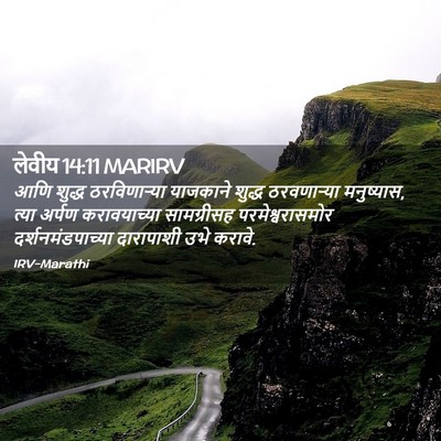 Picture 02 - लेवीय 14:11 MARIRV - आणि शुद्ध - Bible Verse Picture