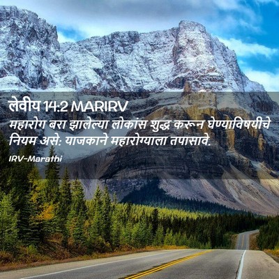 Picture 02 - लेवीय 14:2 MARIRV - महारोग बरा - Bible Verse Picture