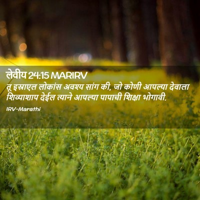 Picture 02 - लेवीय 24:15 MARIRV - तू इस्राएल लोकांस - Bible Verse Picture
