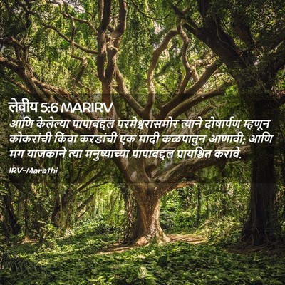 Picture 02 - लेवीय 5:6 MARIRV - आणि केलेल्या - Bible Verse Picture