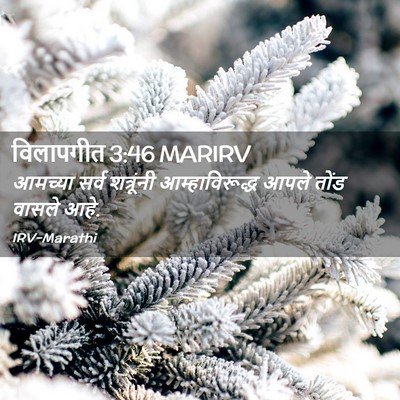 Picture 02 - विलापगीत 3:46 MARIRV - आमच्या सर्व - Bible Verse Picture