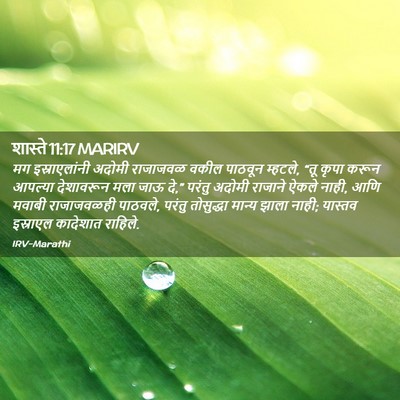 Picture 02 - शास्ते 11:17 MARIRV - मग इस्राएलांनी - Bible Verse Picture