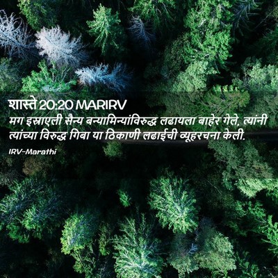 Picture 02 - शास्ते 20:20 MARIRV - मग इस्राएली सैन्य - Bible Verse Picture