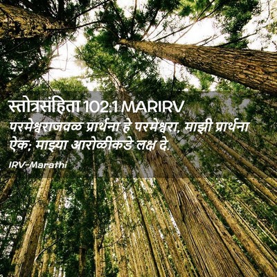 Picture 02 - स्तोत्रसंहिता 102:1 MARIRV - परमेश्वराजवळ - Bible Verse Picture