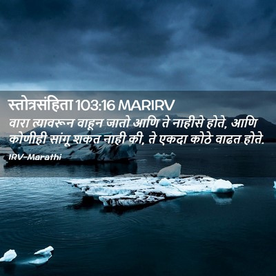 Picture 02 - स्तोत्रसंहिता 103:16 MARIRV - वारा त्यावरून - Bible Verse Picture