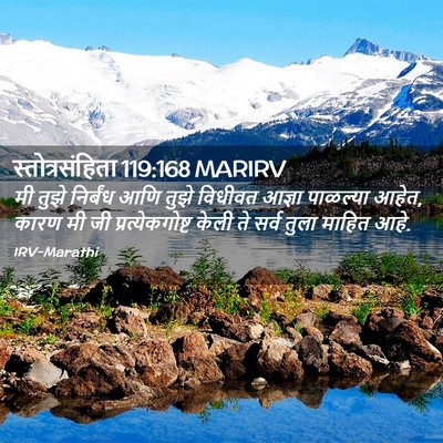 Picture 02 - स्तोत्रसंहिता 119:168 MARIRV - मी तुझे निर्बंध - Bible Verse Picture