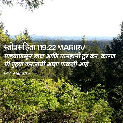 Picture 02 - स्तोत्रसंहिता 119:22 MARIRV - माझ्यापासून लाज - Bible Verse Picture