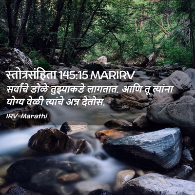 Picture 02 - स्तोत्रसंहिता 145:15 MARIRV - सर्वांचे डोळे - Bible Verse Picture