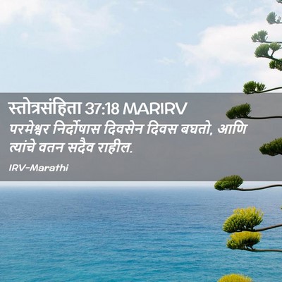 Picture 02 - स्तोत्रसंहिता 37:18 MARIRV - परमेश्वर - Bible Verse Picture