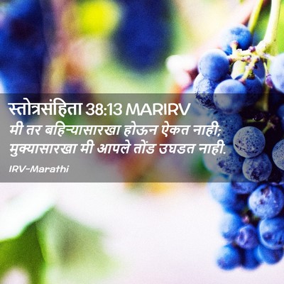 Picture 02 - स्तोत्रसंहिता 38:13 MARIRV - मी तर - Bible Verse Picture