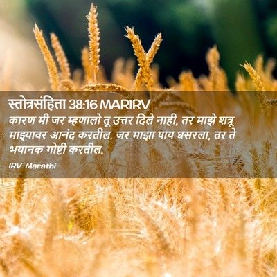 Picture 02 - स्तोत्रसंहिता 38:16 MARIRV - कारण मी जर म्हणालो - Bible Verse Picture