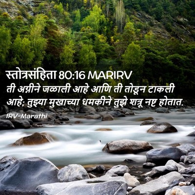 Picture 02 - स्तोत्रसंहिता 80:16 MARIRV - ती अग्नीने जळाली - Bible Verse Picture