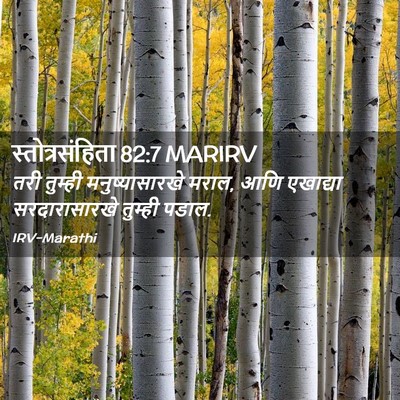 Picture 02 - स्तोत्रसंहिता 82:7 MARIRV - तरी तुम्ही - Bible Verse Picture