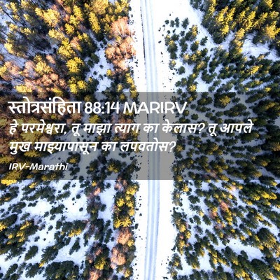 Picture 02 - स्तोत्रसंहिता 88:14 MARIRV - हे परमेश्वरा, तू - Bible Verse Picture