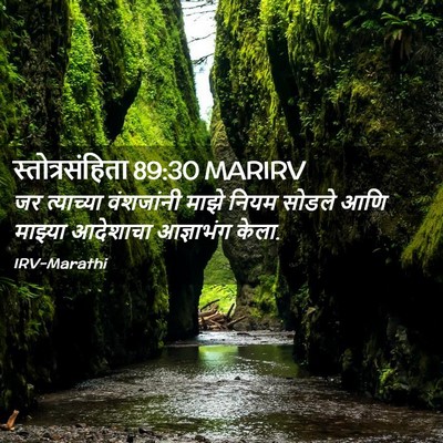 Picture 02 - स्तोत्रसंहिता 89:30 MARIRV - जर त्याच्या - Bible Verse Picture