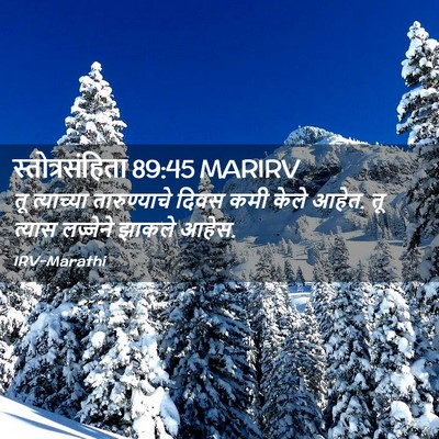 Picture 02 - स्तोत्रसंहिता 89:45 MARIRV - तू त्याच्या - Bible Verse Picture