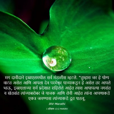 Picture 03 - 1 इतिहास 13:2 MARIRV - मग दावीदाने - Bible Verse Picture