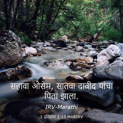 Picture 03 - 1 इतिहास 2:15 MARIRV - सहावा ओसेम, सातवा - Bible Verse Picture