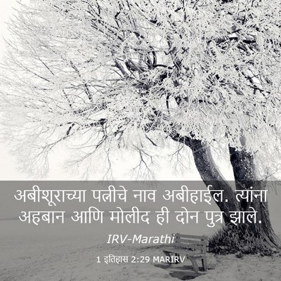 Picture 03 - 1 इतिहास 2:29 MARIRV - अबीशूराच्या - Bible Verse Picture