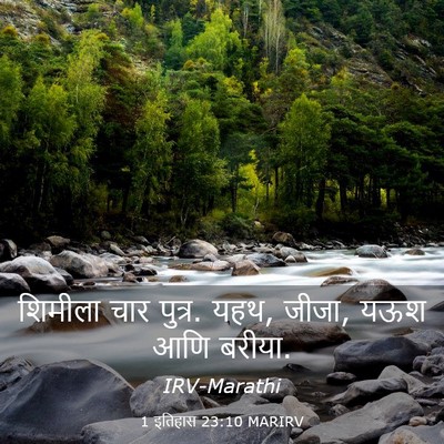 Picture 03 - 1 इतिहास 23:10 MARIRV - शिमीला चार पुत्र. - Bible Verse Picture