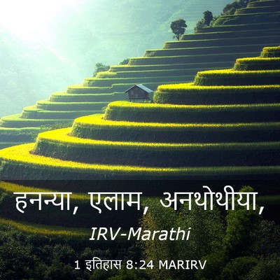 Picture 03 - 1 इतिहास 8:24 MARIRV - हनन्या, एलाम, - Bible Verse Picture