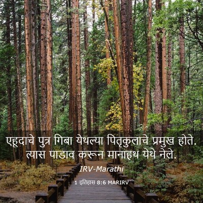 Picture 03 - 1 इतिहास 8:6 MARIRV - एहूदाचे पुत्र - Bible Verse Picture