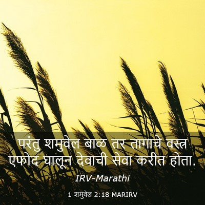Picture 03 - 1 शमुवेल 2:18 MARIRV - परंतु शमुवेल बाळ - Bible Verse Picture
