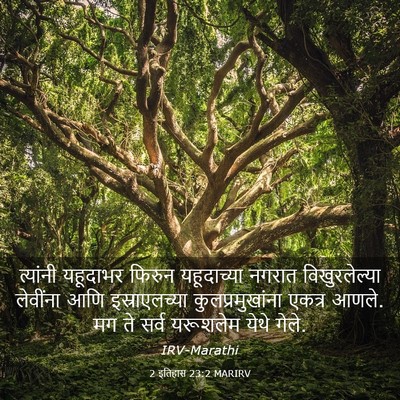 Picture 03 - 2 इतिहास 23:2 MARIRV - त्यांनी यहूदाभर - Bible Verse Picture