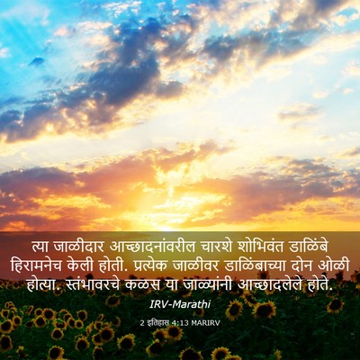 Picture 03 - 2 इतिहास 4:13 MARIRV - त्या जाळीदार - Bible Verse Picture