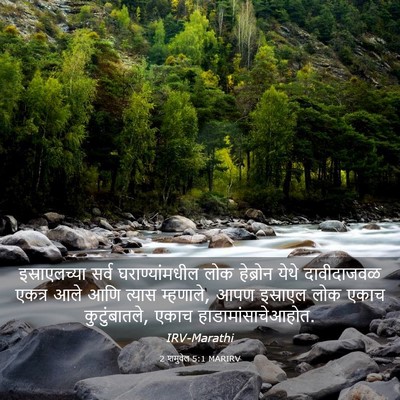 Picture 03 - 2 शमुवेल 5:1 MARIRV - इस्राएलच्या सर्व - Bible Verse Picture