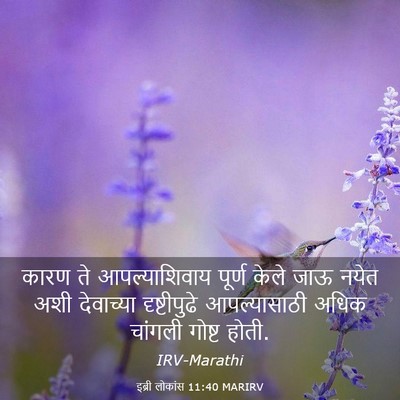 Picture 03 - इब्री लोकांस 11:40 MARIRV - कारण ते - Bible Verse Picture