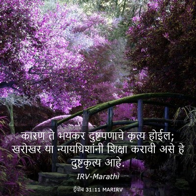 Picture 03 - ईयोब 31:11 MARIRV - कारण ते भयकर - Bible Verse Picture
