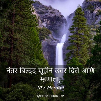 Picture 03 - ईयोब 8:1 MARIRV - नंतर बिल्दद - Bible Verse Picture