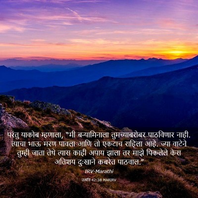Picture 03 - उत्पत्ति 42:38 MARIRV - परंतु याकोब - Bible Verse Picture