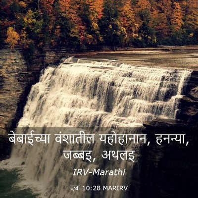 Picture 03 - एज्रा 10:28 MARIRV - बेबाईच्या वंशातील - Bible Verse Picture
