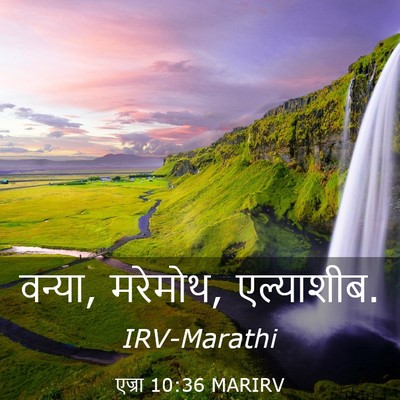 Picture 03 - एज्रा 10:36 MARIRV - वन्या, मरेमोथ, - Bible Verse Picture