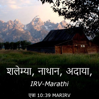 Picture 03 - एज्रा 10:39 MARIRV - शलेम्या, नाथान, - Bible Verse Picture