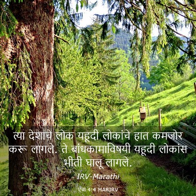 Picture 03 - एज्रा 4:4 MARIRV - त्या देशाचे लोक - Bible Verse Picture