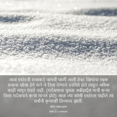 Picture 03 - एस्तेर 2:15 MARIRV - आता एस्तेरची - Bible Verse Picture