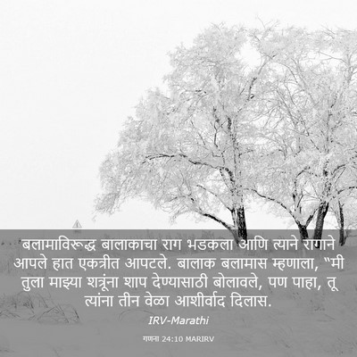 Picture 03 - गणना 24:10 MARIRV - बलामाविरूद्ध - Bible Verse Picture