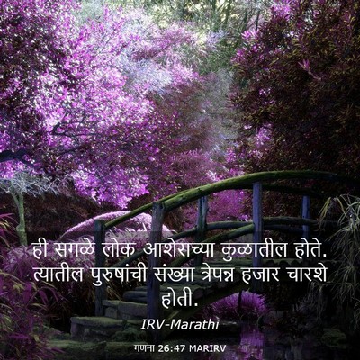 Picture 03 - गणना 26:47 MARIRV - ही सगळे लोक - Bible Verse Picture