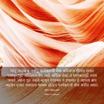 Picture 03 - गणना 3:4 MARIRV - परंतु नादाब व - Bible Verse Picture