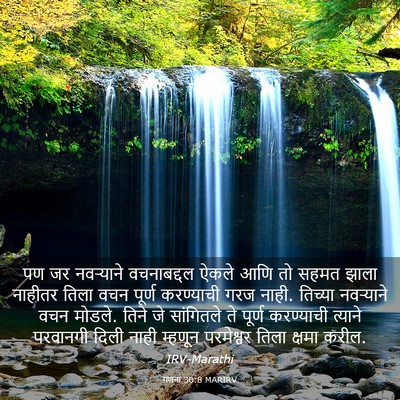Picture 03 - गणना 30:8 MARIRV - पण जर नवऱ्याने - Bible Verse Picture