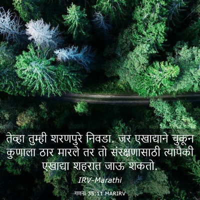 Picture 03 - गणना 35:11 MARIRV - तेव्हा तुम्ही - Bible Verse Picture