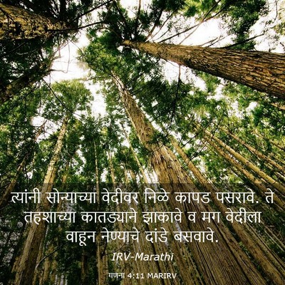 Picture 03 - गणना 4:11 MARIRV - त्यांनी - Bible Verse Picture