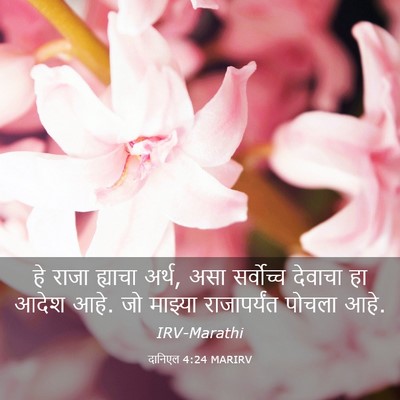 Picture 03 - दानिएल 4:24 MARIRV - हे राजा ह्याचा - Bible Verse Picture