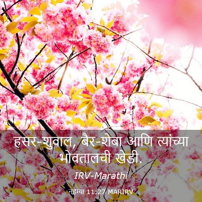 Picture 03 - नहेम्या 11:27 MARIRV - हसर-शुवाल, बैर-शेबा - Bible Verse Picture